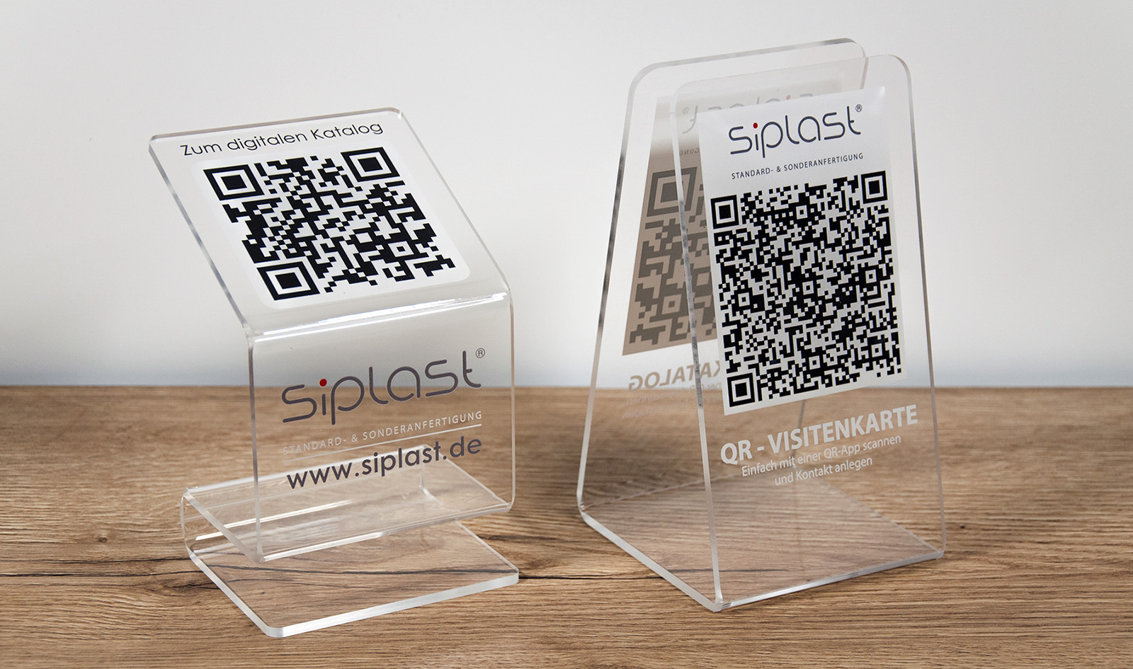 QR-Code Tischaufsteller